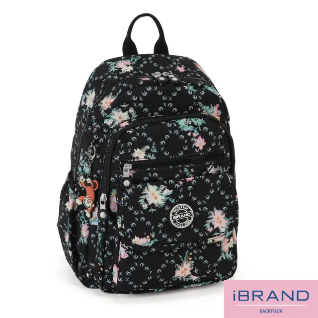 【iBrand】雙11 簡約輕盈尼龍多功能後背包(喵星花園)