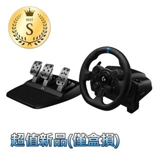 【Logitech 羅技】S級福利品 G923賽車模擬電競方向盤 支援PS PC(贈Playseat 或 NLR 專業賽車椅)