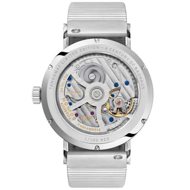 【NOMOS】Tangomat系列 包浩斯100週年 限量 自動上鍊 機械腕錶 618 週年慶 畢業禮物  38.3mm(601.S10)