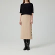 【giordano ladies】單邊墜釦中長裙(02464506)
