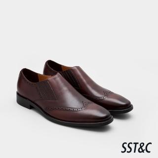 【SST&C】咖啡色無鞋帶皮鞋00262410005(新品9折)