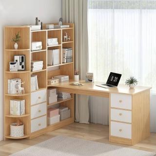 【HORLA生活家居】升級版側書桌轉角櫃(電腦桌 書桌櫃 一體桌子 書桌 電腦桌 辦公桌 工作桌)