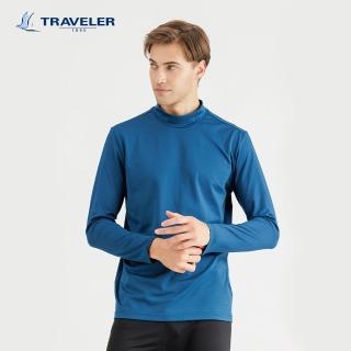 【TRAVELER 旅行者】男款消臭吸排保暖心寧衣｜ZZ0TA837(吸濕排汗/心寧衣/上衣)