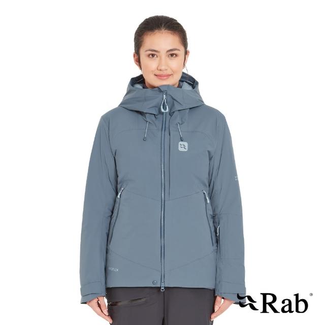 【RAB】Khroma Diffract Jacket 滑雪防風雨化纖連帽外套 女款 獵戶藍 #QIP38