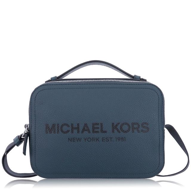 【Michael Kors】頂部手提 / 小款 / 斜背包(深藍)