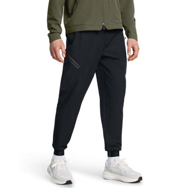 【UNDER ARMOUR】UA 男 Unstoppable Joggers 長褲_1388823-001(黑色)