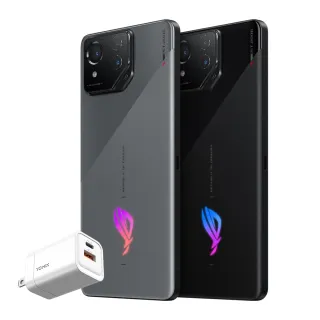 【ASUS 華碩】ROG Phone 8 5G 6.78吋(16G/512G/高通驍龍8 Gen3/5000萬鏡頭畫素/AI手機)(雙孔快充頭組)