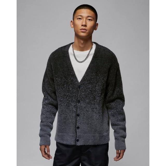 【NIKE 耐吉】喬丹 針織外套 男款 AS M J AIR JDN CARDIGAN 灰色(FV7427070)