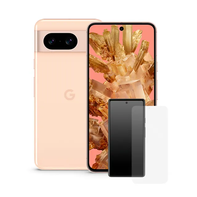 【Google】Pixel 8 6.2吋 5G 玫瑰粉(8G/128G/Google Tensor G3/5000萬畫素)(犀牛盾保貼組)