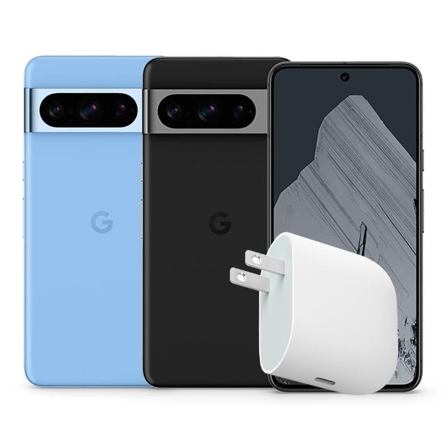 【Google】Pixel 8 Pro 5G 6.7吋(12G/256G/Tensor G3/5000萬鏡頭畫素/AI手機)(原廠45W充電器組)