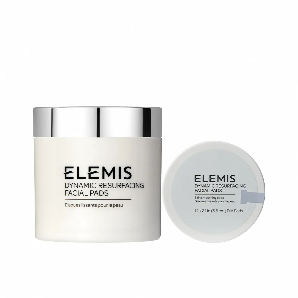 【ELEMIS 愛莉美】煥膚亮顏潔膚片組(煥膚亮顏酵素精華潔膚片60pk★溫和去角質★)