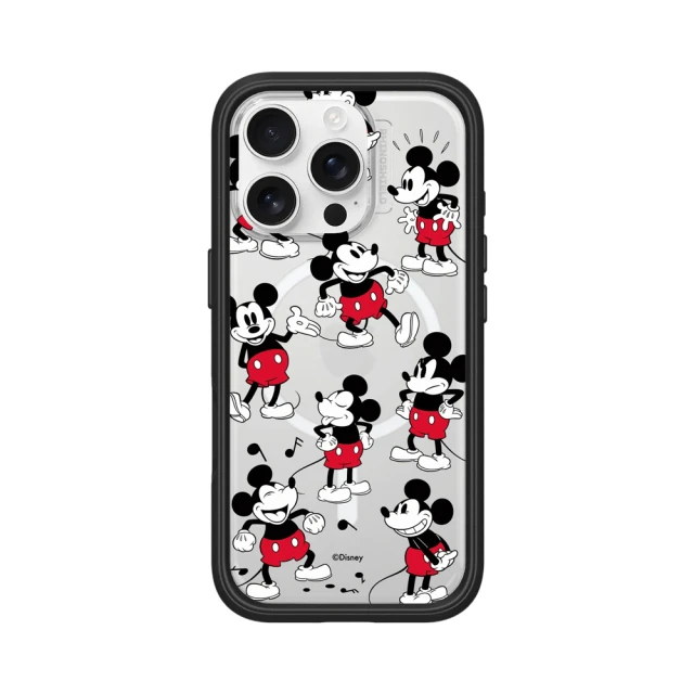 RHINOSHIELD 犀牛盾 iPhone 16系列 Mod NX MagSafe兼容 手機殼/米奇-Sticker-米奇的常態(迪士尼)