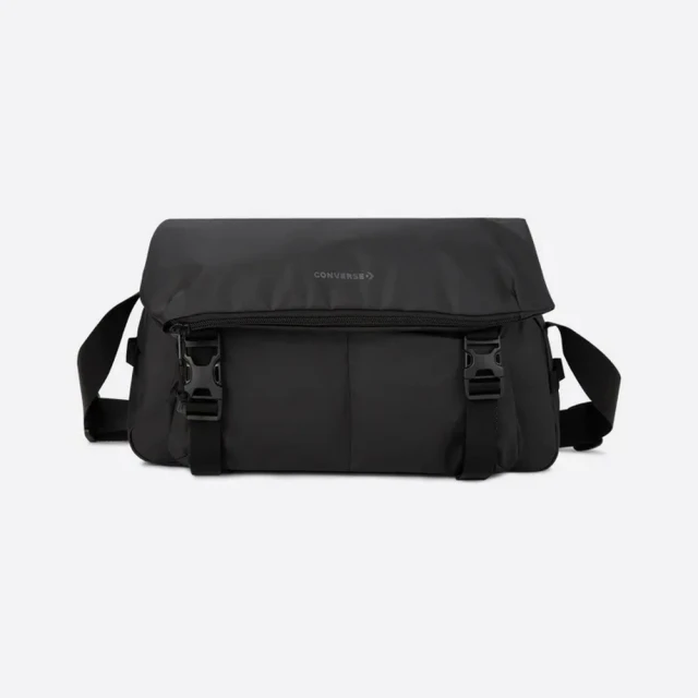 CONVERSE 側背包 斜背包 運動包 CROSSBODY BAG 黑 10027969-A02