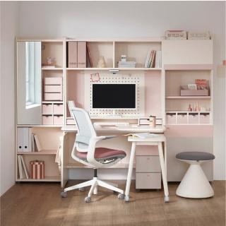 【iloom 怡倫家居】LINKI PLUS 1200型 4層智能型書桌組 螢幕架款(含LED 4色 可加購延伸桌/門板)