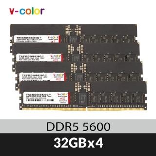【v-color 全何】DDR5 OC R-DIMM 5600 128GB kit 32GBx4(工作站專用記憶體)
