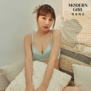 【瑪登瑪朵】無鋼圈紓壓內衣 D-F罩杯(舒活綠)