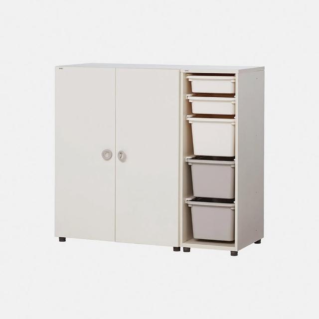 【iloom 怡倫家居】EDDI KIDS 1150型 門片型收納衣櫃(4色)