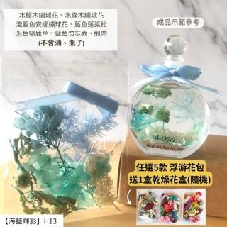 【A-ONE 匯旺】浮游花DIY材料包 植物果實 紅色米花 拍照道具 花藝材料包 浮油花 永生花 乾花 乾燥花材 H13