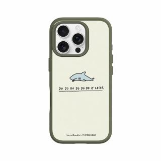 【RHINOSHIELD 犀牛盾】iPhone 16系列 SolidSuit背蓋手機殼/鯊魚(I Love Doodle)