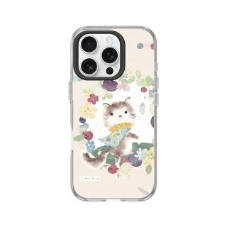 【RHINOSHIELD 犀牛盾】iPhone 16系列 Clear MagSafe相容 磁吸透明手機殼/跟我走貓咪(涼豐系列)