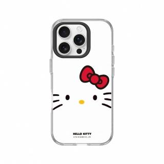 【RHINOSHIELD 犀牛盾】iPhone 16系列 Clear MagSafe相容 磁吸透明手機殼/大臉Hello Kitty(Hello Kitty)