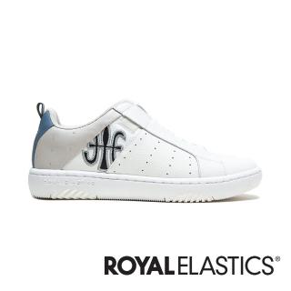 【ROYAL Elastics】ICON2.0 真皮潮流運動休閒鞋 男鞋(白灰藍)