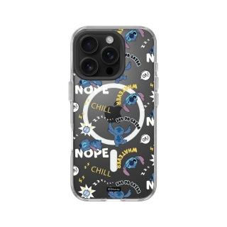 【RHINOSHIELD 犀牛盾】iPhone 16系列 Clear MagSafe相容 磁吸透明手機殼/史迪奇(迪士尼經典)