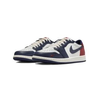 【NIKE 耐吉】Air Jordan 1 Retro Low OG 復古紅藍 HQ2993-100(AJ1 復古 皮革 休閒鞋 男鞋)