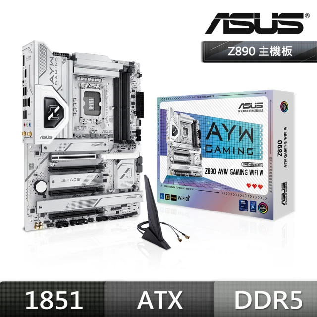 ASUS 華碩 Z890 AYW GAMING WIFI W DDR5 主機板+Intel Core Ultra 7 265K 20核 20緒(M+C組合包)