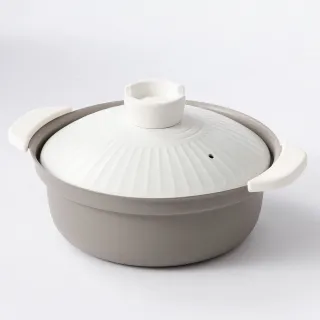 【NITORI 宜得利家居】輕量土鍋風桌上鍋 18cm MO KY040(土鍋 桌上鍋 輕量)