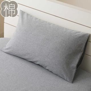 【NITORI 宜得利家居】枕套 TCWASH ST23-7 GY(DECO HOME 枕套 TCWASH)