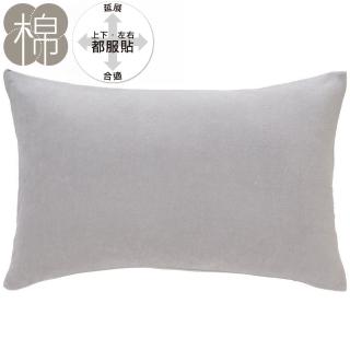【NITORI 宜得利家居】伸縮枕套 N FIT PILE ST23-6 GY(伸縮枕套 枕套 N FIT)