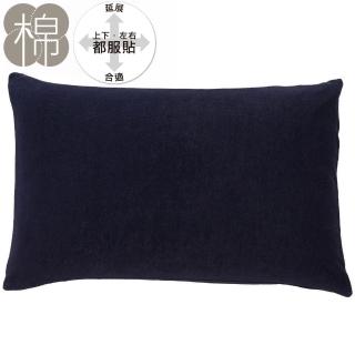 【NITORI 宜得利家居】伸縮枕套 N FIT PILE ST23-6 NV(伸縮枕套 枕套 N FIT)