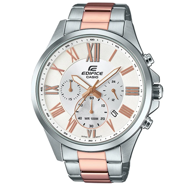 CASIO 卡西歐 EDIFICE 經典計時腕錶(EFV-500SG-7AV)