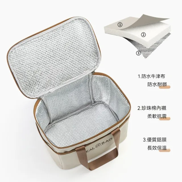 【茉家】可提可背三層防護長效保溫袋(三款各1入)
