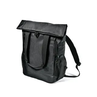 【TRAVEL FOX 旅狐】都會嬉遊大容量防潑水2Way兩用包/側背包/後背包/男包/包包(TB816-01 黑色)