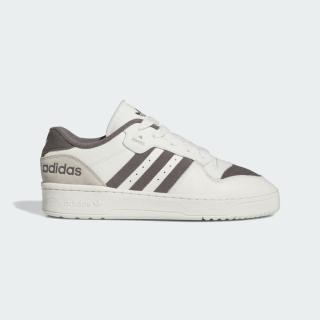 【adidas 愛迪達】Rivalry Low 男 休閒鞋 運動 復古 Originals 三葉草 舒適 米白棕(ID5386)