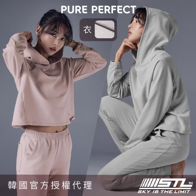 【STL】現貨 韓國 PURE PERFECT 帽T 女 運動休閒 寶寶棉 短版 長袖 連帽 上衣 毛圈/魚鱗內裡(多色)