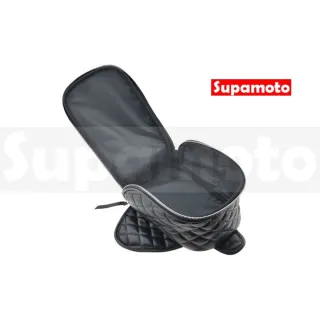 【Supamoto】檔車油箱包―菱格 (防水/復古皮革/菱格/油箱蓋固定/哈雷/機車外掛包包)