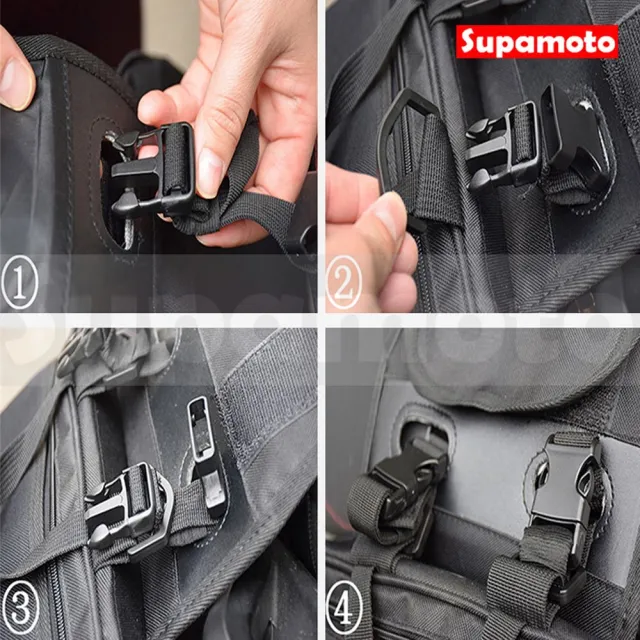 【Supamoto】機車馬鞍包―碳纖維R (防水/卡夢/三角馬鞍袋/復古檔車改裝/側包/側箱/加掛包包)
