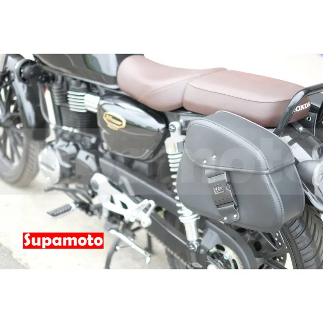 【Supamoto】機車馬鞍包―小型密碼M (皮革馬鞍袋/復古檔車改裝/側包/側箱/加掛包包)