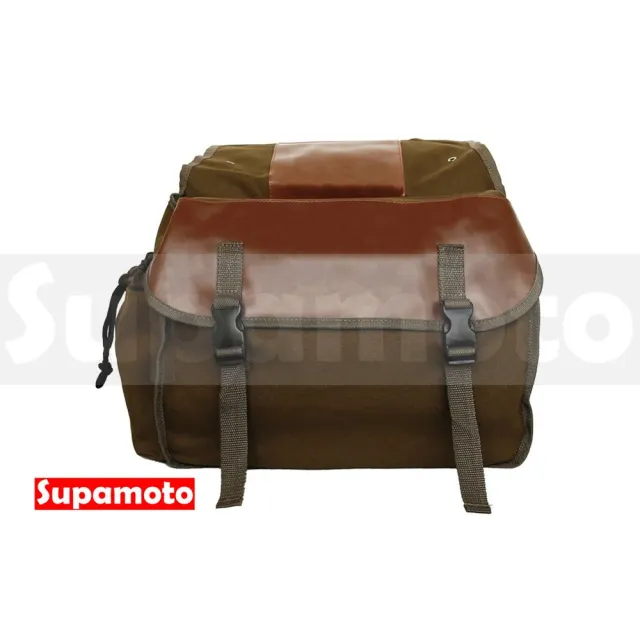 【Supamoto】機車馬鞍包―帆布款 (復古馬鞍袋/復古檔車改裝/側包/側箱/加掛包包)