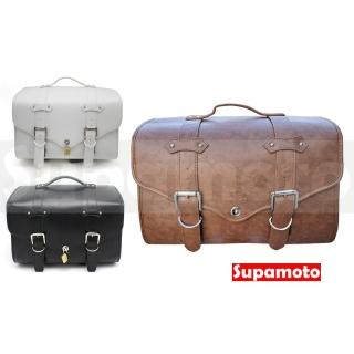 【Supamoto】DP11復古後座箱─大 (皮革行李箱/復古檔車改裝/機車置物箱)