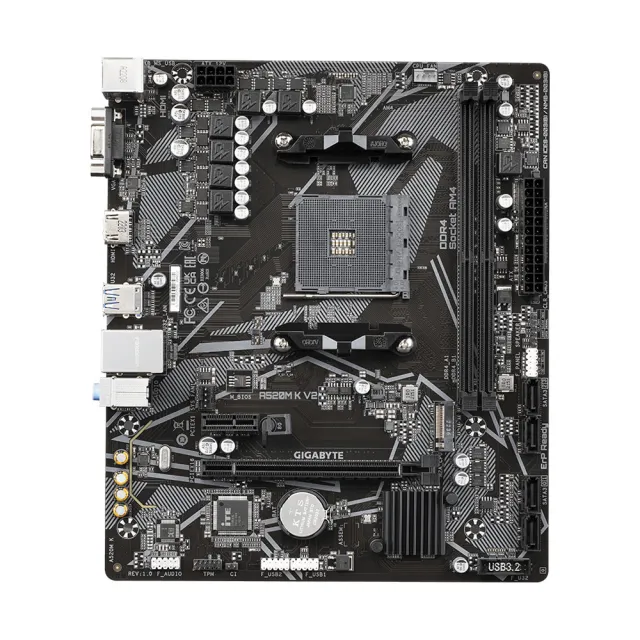 【GIGABYTE 技嘉】A520M K V2 AMD主機板