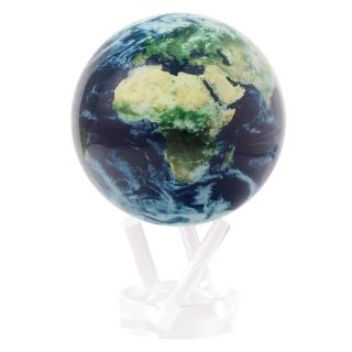 【MOVA】光能地球儀 - 雲端衛星檢視Earth with Clouds 4.5英吋(居家擺設 精緻送禮 轉運 紀念日 生日)