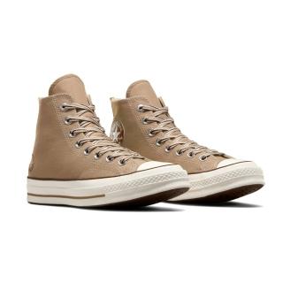 【CONVERSE】休閒鞋 男鞋 女鞋 帆布鞋 高筒 CHUCK 70 HI 卡其 A12447C