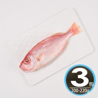 【華得水產】臺灣東港紅目鰱魚3尾組(200-220g/尾)
