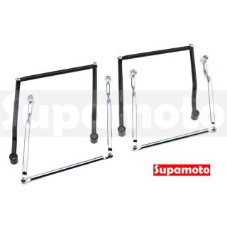 【Supamoto】通用馬鞍包支架─雙固定點A (萬能行李架/復古檔車改裝/側包/側箱/加掛包包)