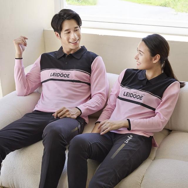 【LEIDOOE】品牌休閒男款長袖POLO衫(55113)