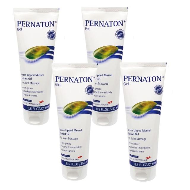 【PERNATON 百通關】涼感型關節凝膠 250ml 超值四入組(瑞士原裝進口 擦的葡萄糖胺)